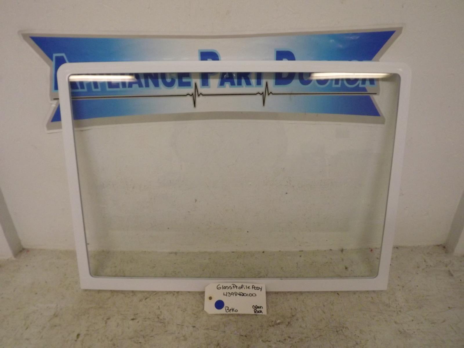 Beko Refrigerator 4398420100 Glass Profile Assy Open Box Beko Refrigerator 4398420100 Glass Profile Assy Open Box